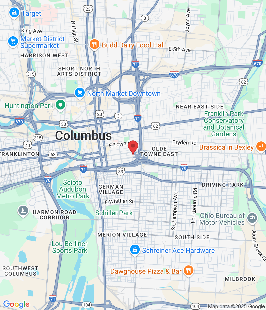 330 S Washington Ave, Columbus, OH 43215, USA
