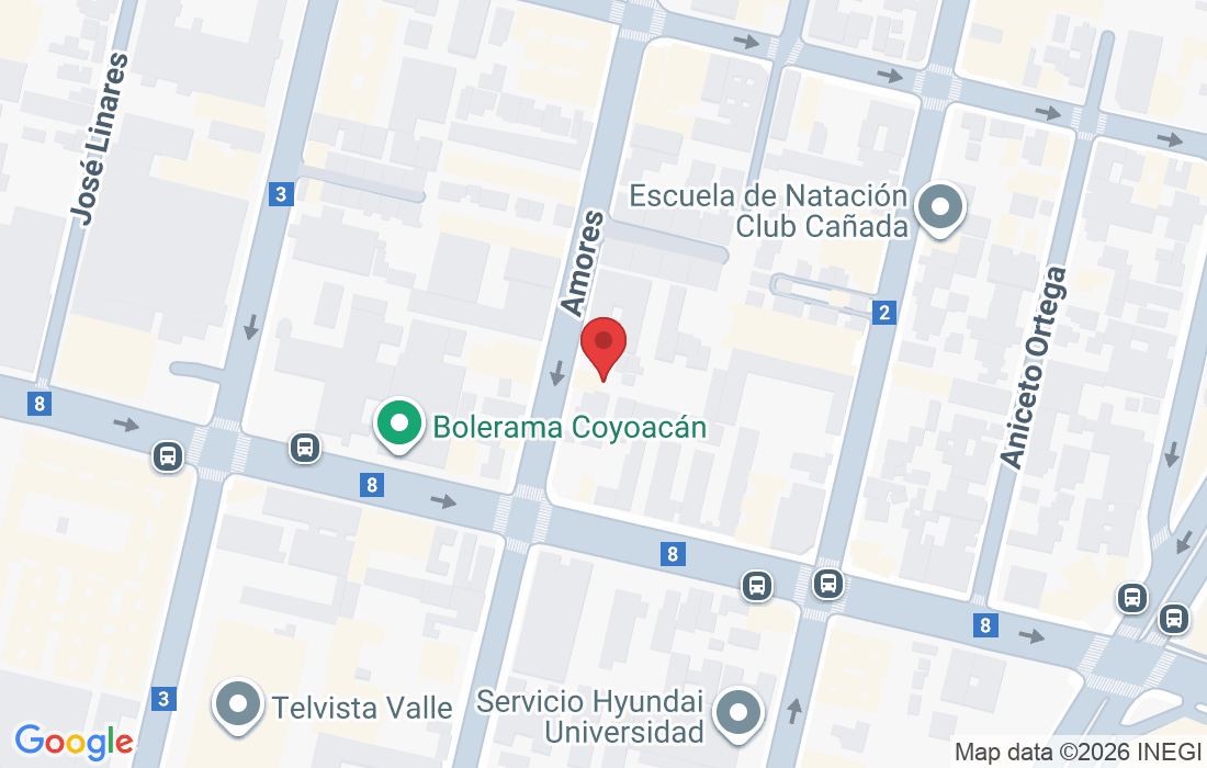 Amores 1648, Col del Valle Sur, Benito Juárez, 03100 Ciudad de México, CDMX, México