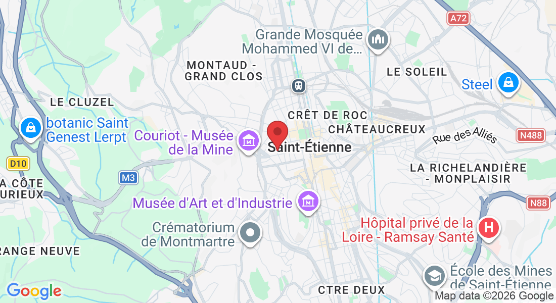 9 Rue des Deux Amis, 42000 Saint-Étienne, France