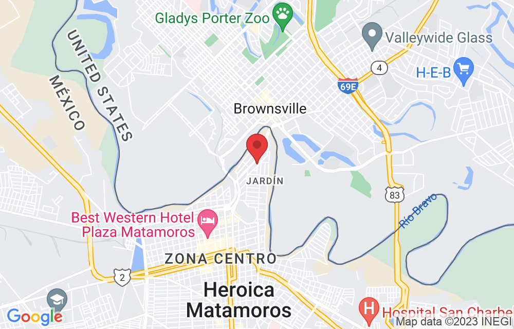 Av. de las Rosas 53, Jardín, 87330 Heroica Matamoros, Tamps., México