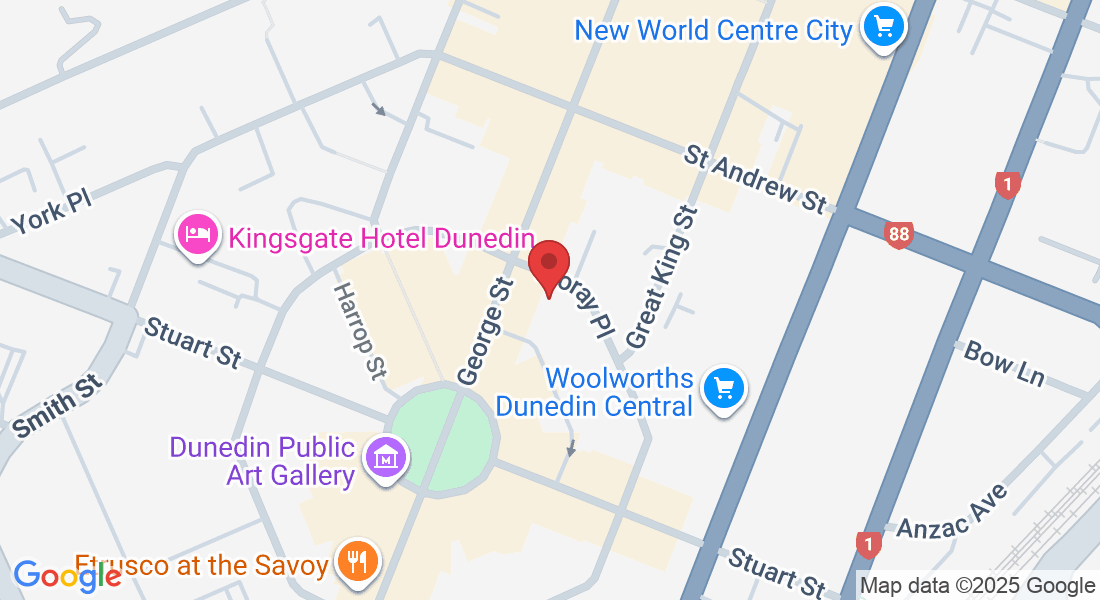 276 Moray Place, Central Dunedin, Dunedin 9016, New Zealand