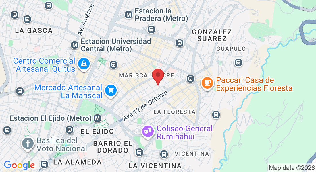 Lizardo García 215, Quito 170143, Ecuador