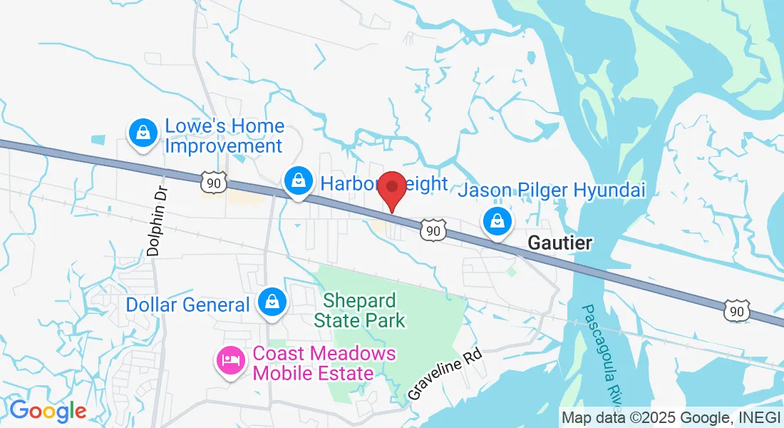 1408 US-90 Suite 5, Gautier, MS 39553, USA