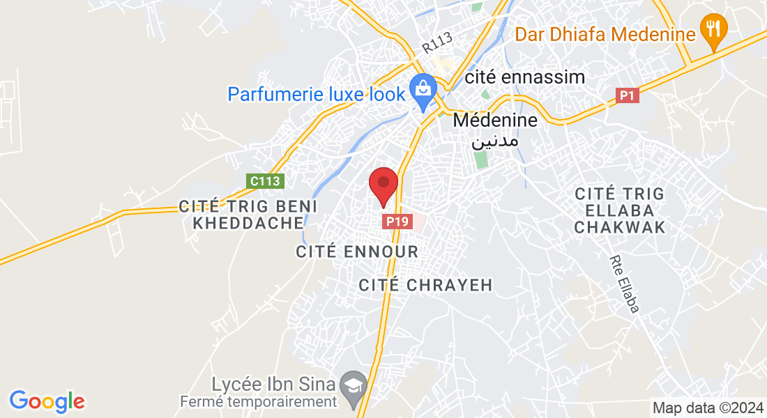 rue Cameroun, Médenine, Tunisie