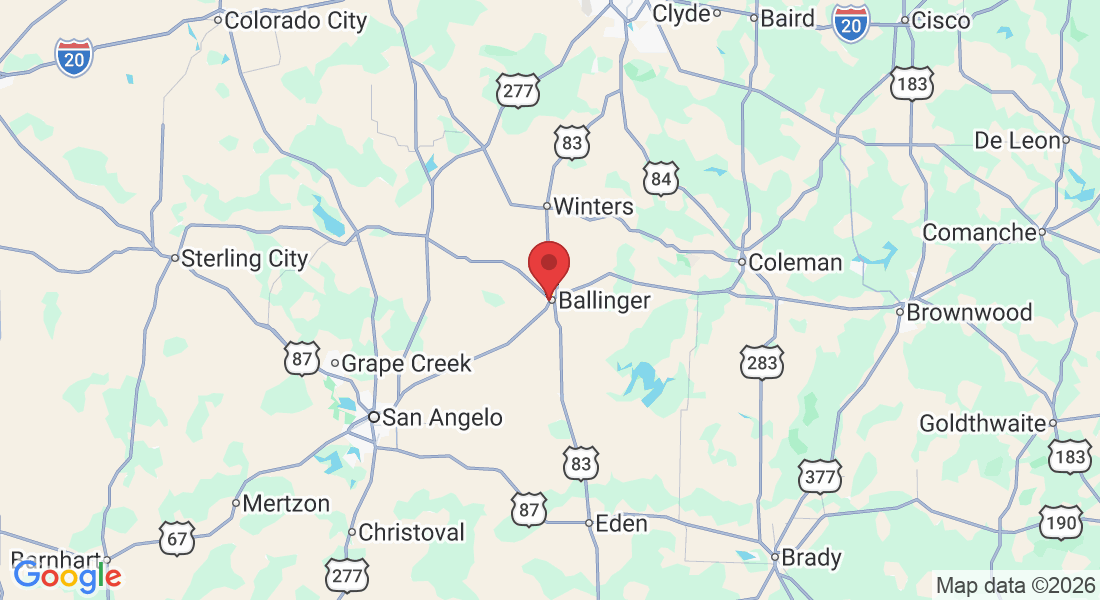 1309 Phillips Ave, Ballinger, TX 76821, USA