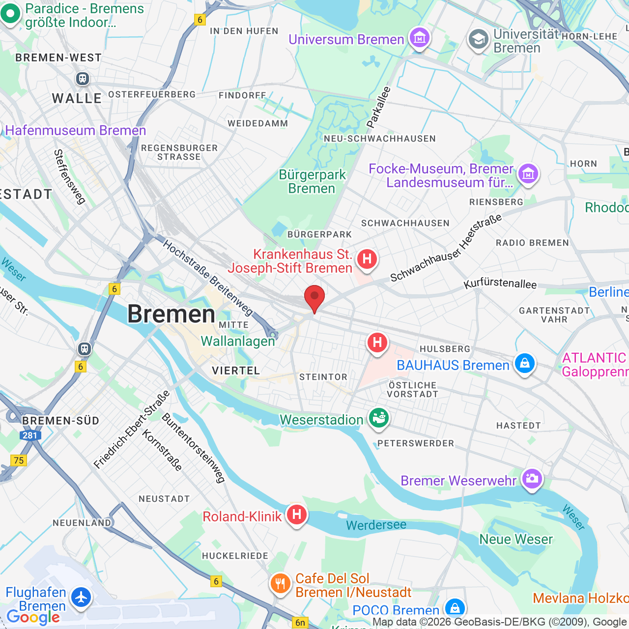 Schwachhauser Heerstraße 11, 28203 Bremen, Deutschland