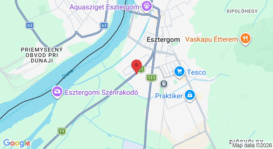 Esztergom, Táti út 30, 2500 Magyarország