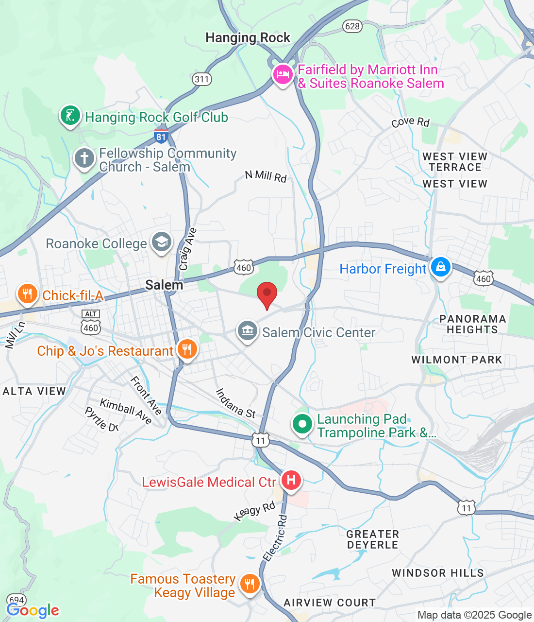 107 Corporate Blvd, Salem, VA 24153, USA