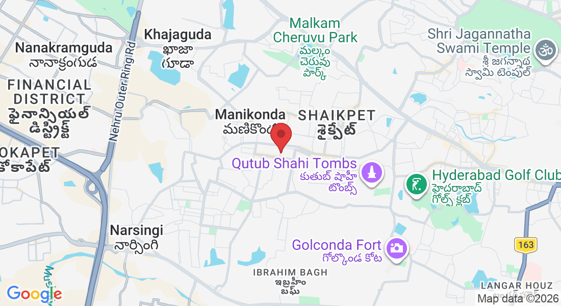 219/11, Sri Ram Nagar Colony Rd, Secretariat Colony, Sri Ram Nagar Colony, Puppalguda, Manikonda, Hyderabad, Telangana 500089, India
