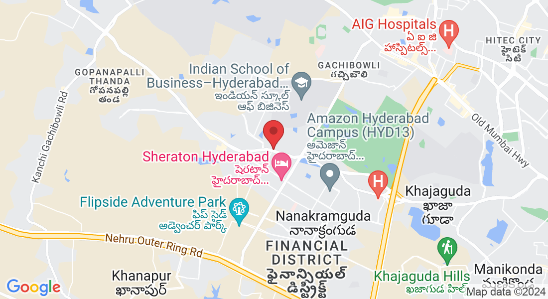 Sy No 203, Gachibowli, Manikonda, Hyderabad, Telangana 500032, India