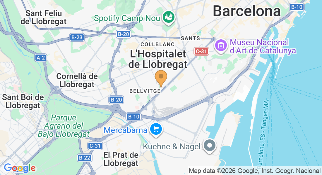 Av. Carmen Amaya, 18, 08902 L'Hospitalet de Llobregat, Barcelona, España