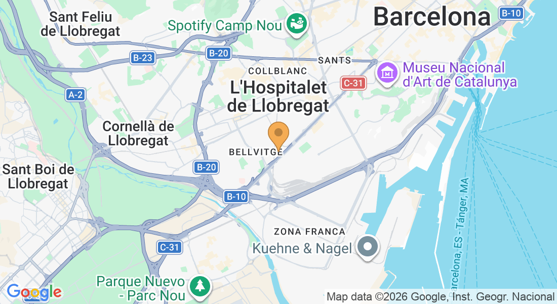 Av. de Carmen Amaya, 37, 08902 L'Hospitalet de Llobregat, Barcelona, España