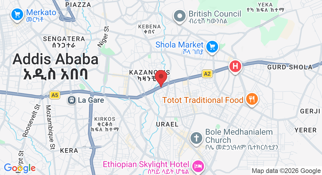 2Q7H+6R9, Haile Gebre Silase St, Addis Ababa, Ethiopia