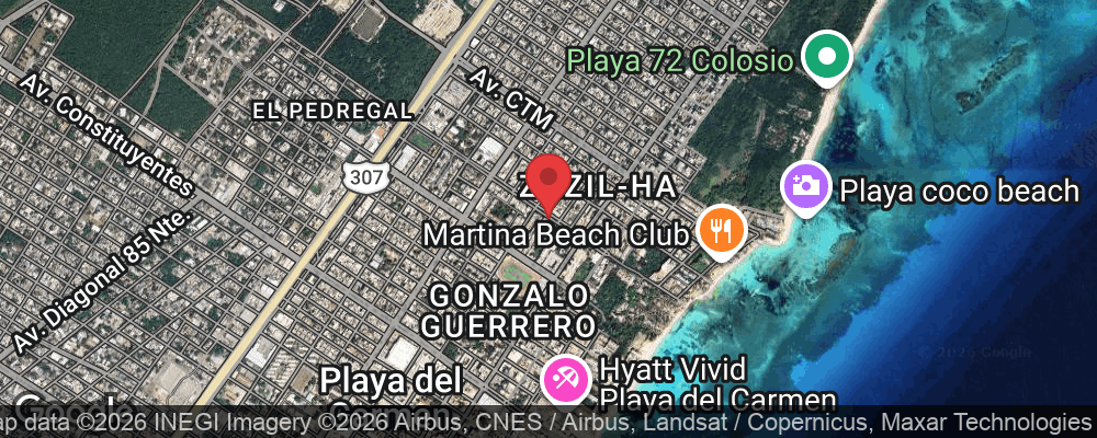 Calle 38 Nte, Gonzalo Guerrero, 77720 Playa del Carmen, Q.R., Mexico
