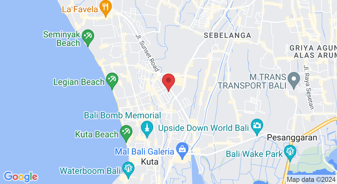 Jl. Pararaton Utama No.8, Kuta, Kec. Kuta, Kabupaten Badung, Bali 80361, Indonesia