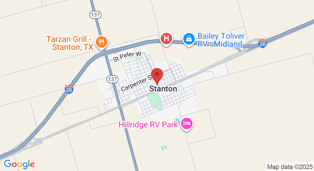 205 N Saint Peter St, Stanton, TX 79782, USA