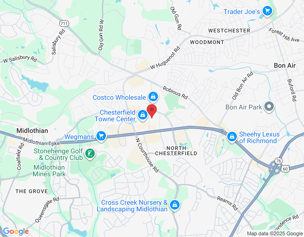 1233 Mall Dr, Bon Air, VA 23235, USA