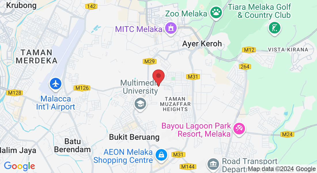 No.7, Jln MH 3/2, Taman Muzaffar Heights, 75450 Ayer Keroh, Malacca, Malaysia