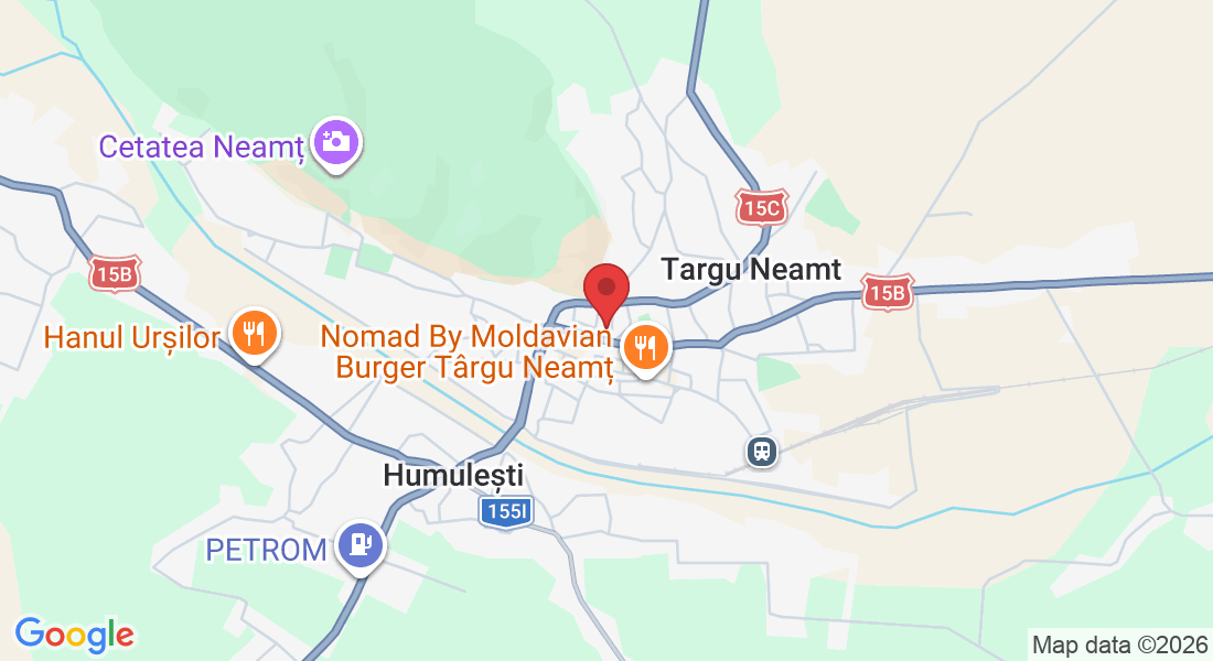 B13, Aleea Zimbrului, 615200 Târgu Neamț, Romania