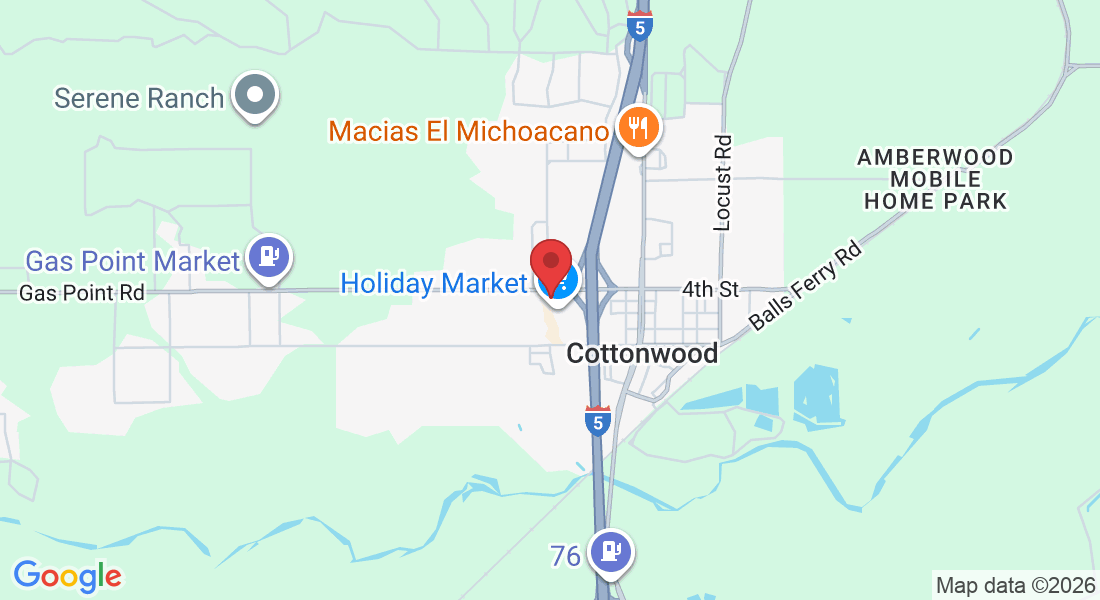 20633 Gas Point Rd suite h, Cottonwood, CA 96022, USA