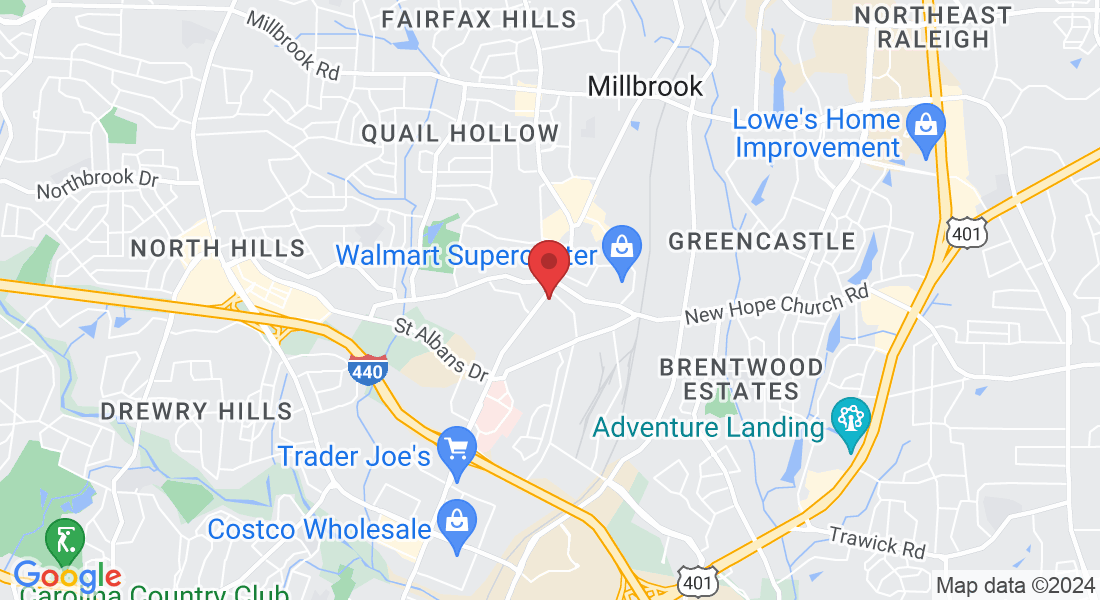 Wake Forest Rd #4030, Raleigh, NC 27609, USA