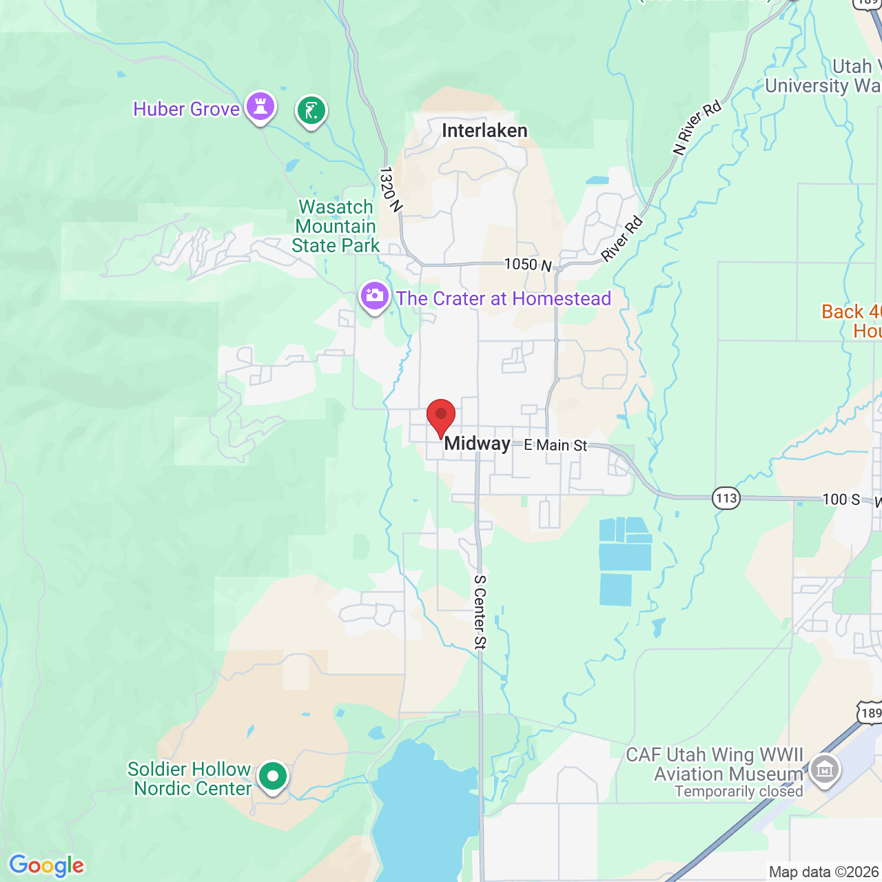 206 W Main St suite g, Midway, UT 84049, USA