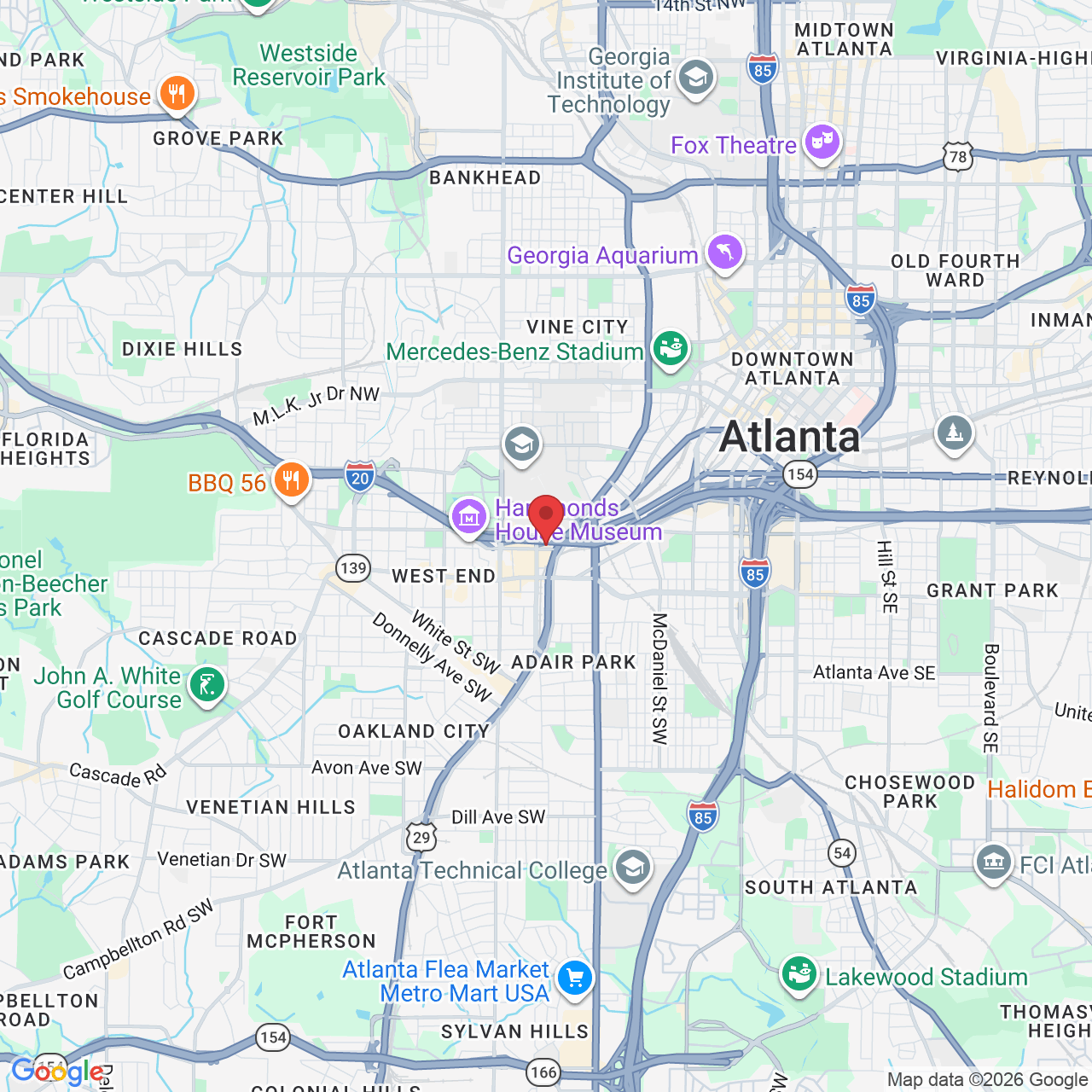 777 Oak St SW, Atlanta, GA 30310, USA