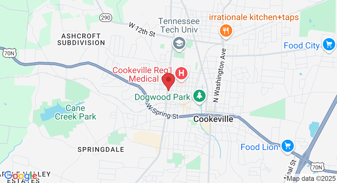 225 N Willow Ave suite 7, Cookeville, TN 38501, USA