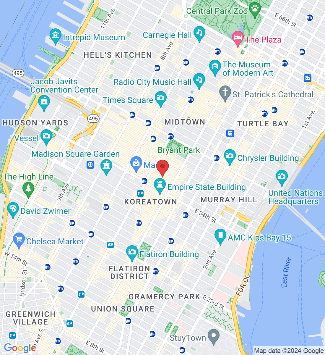 36 W 36th St. 6th floor, New York, NY 10018, USA