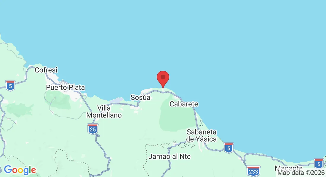 C. P del Sol 5, Perla Marina, Cabarete 57000, República Dominicana