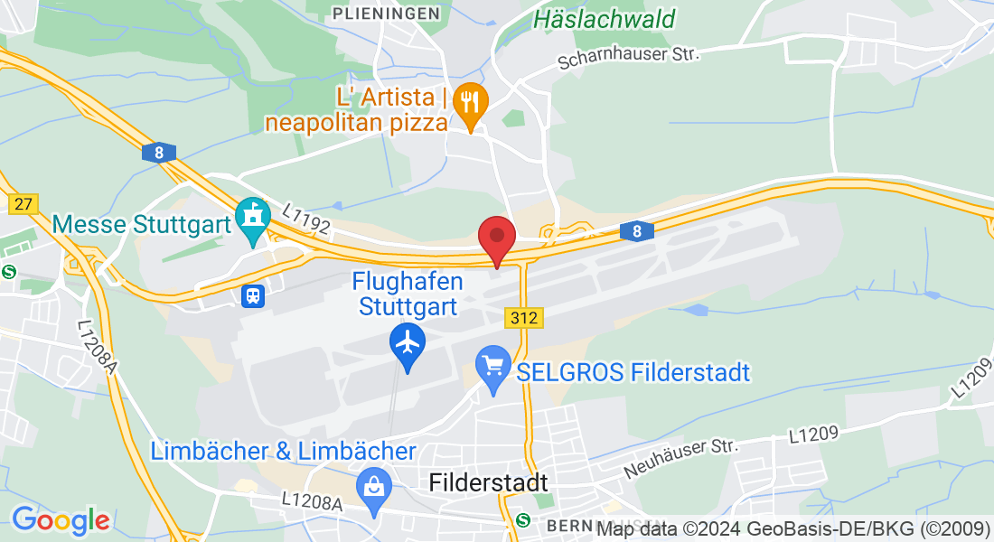 Flughafenstraße 95, 70629 Stuttgart, Deutschland