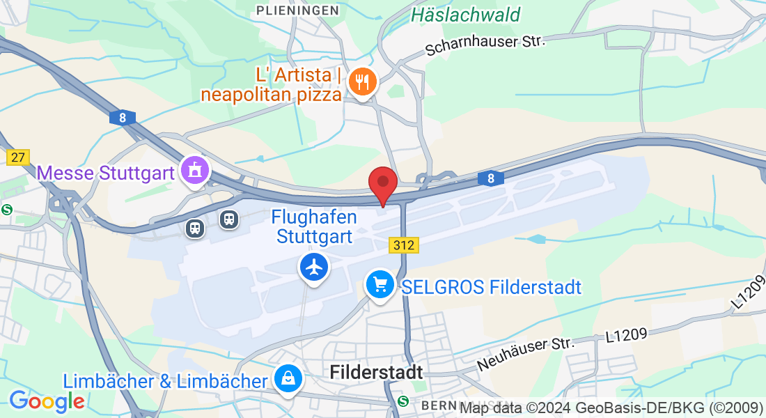 Flughafenstraße 95, 70629 Stuttgart, Deutschland