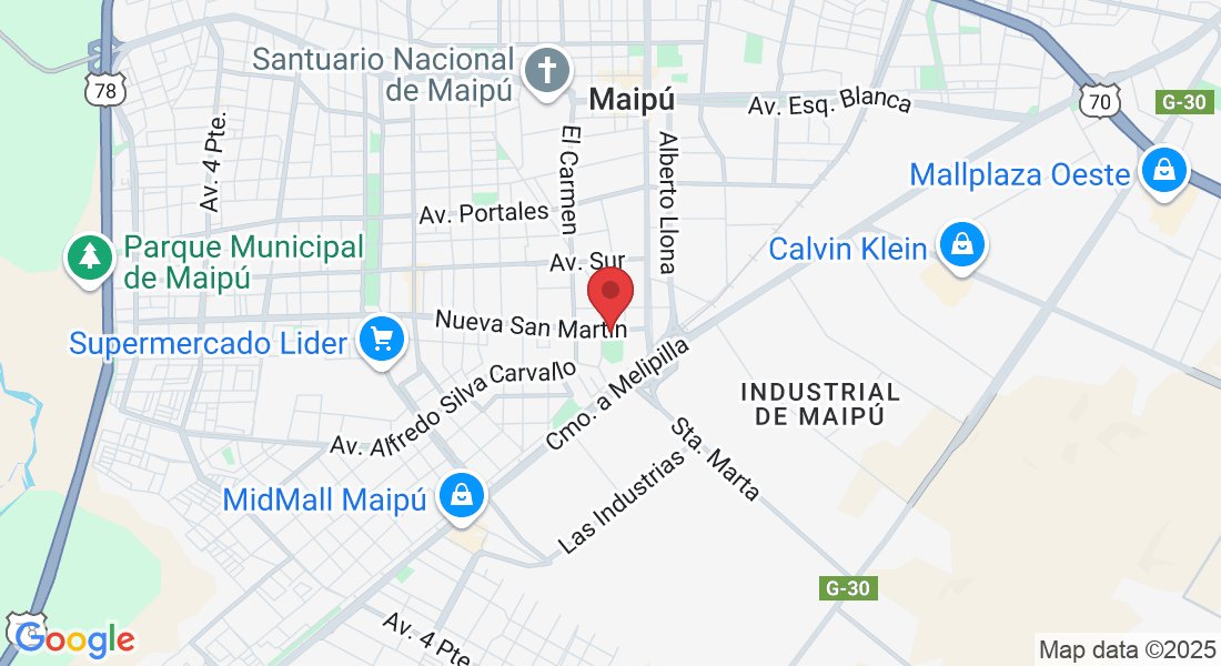 Nueva San Martín 150, 9253062 Maipú, Región Metropolitana, Chile