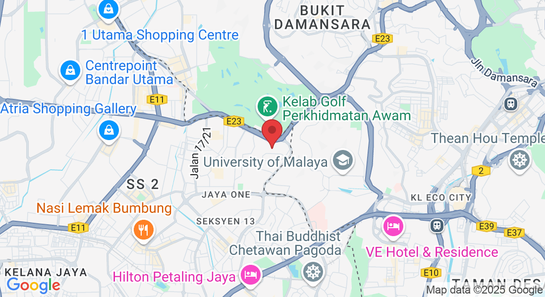 Pusat Dagang, 13, Jalan 16/11, Seksyen 16, 46350 Petaling Jaya, Selangor, Malaysia