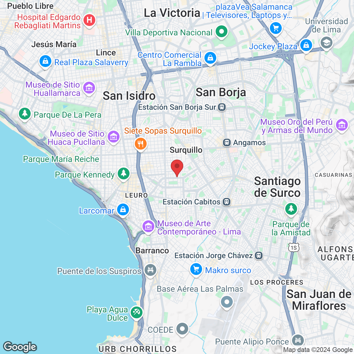 Av Roca y Boloña 681, Miraflores 15048, Peru