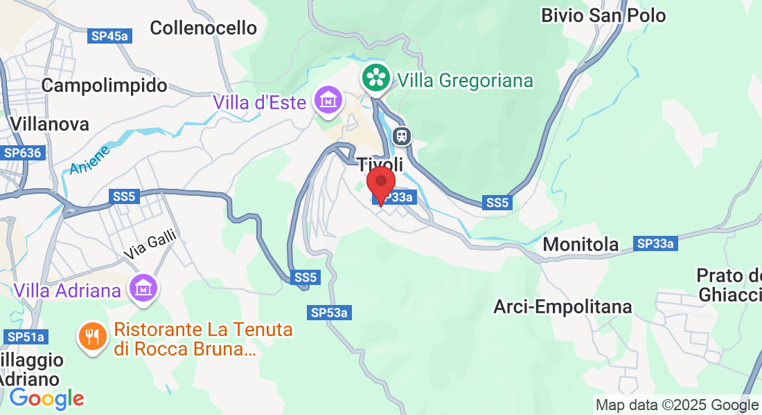 Via dei Pini, 9, 00019 Tivoli RM, Italy