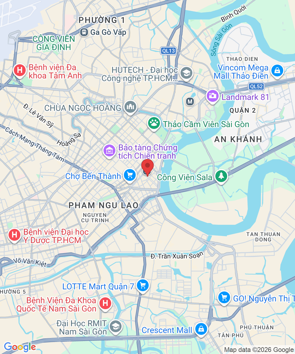 68 Nguyễn Huệ, Bến Nghé, Quận 1, Thành phố Hồ Chí Minh 70000, Vietnam