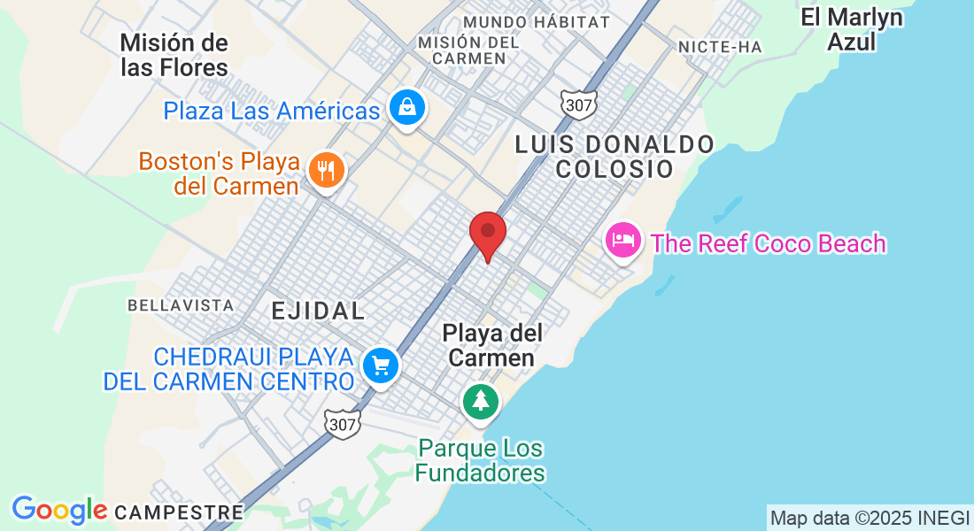 Calle 30 Nte, 40 Avenida Nte. &, Gonzalo Guerrero, 77720 Playa del Carmen, Q.R., México