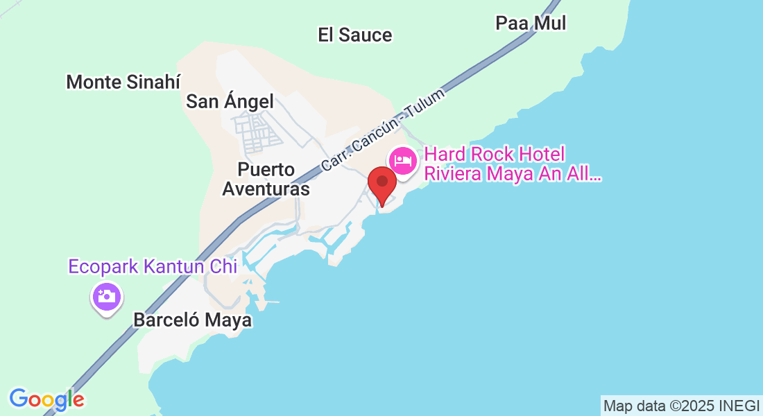 Bahia Kantenah 23 Manzana 25, Lote 15, 77733 Puerto Aventuras, Q.R., Mexico