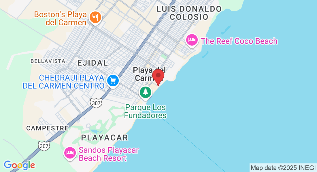 1ª Av. y Calle 10 Norte. Int #403, Centro, 77710 Playa del Carmen, Q.R., Mexico