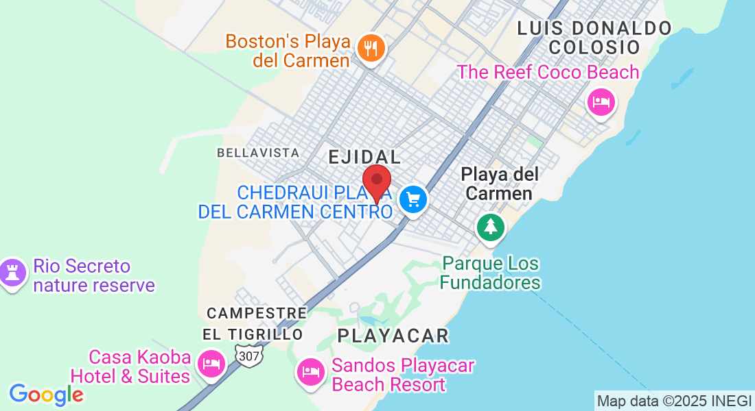 Calle 7 Sur, Ejidal, 77712 Playa del Carmen, Q.R., Mexico