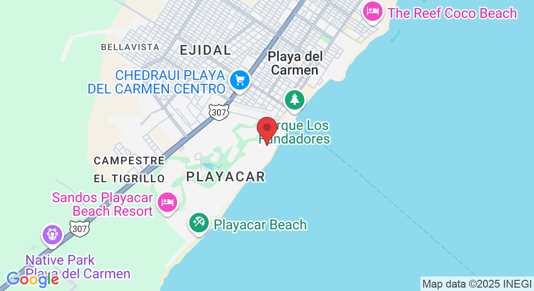 Coral Negro 53, Playacar, 77713 Playa del Carmen, Q.R., México