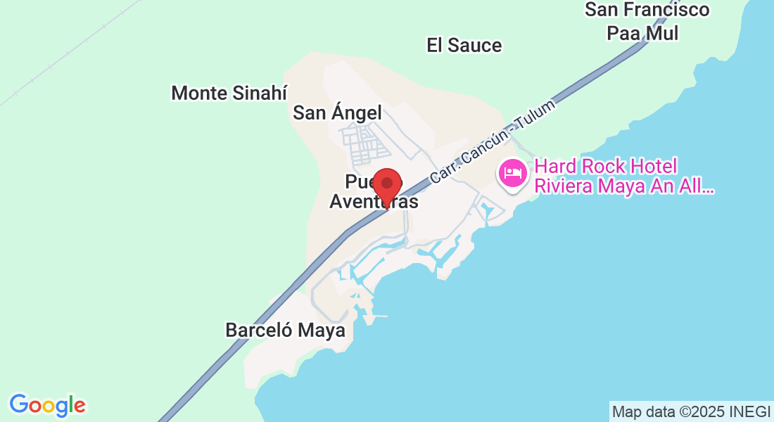 Carr. Tulum-Playa del Carmen, Manzana 29 Lote 11-Local 1, Plan 3, 77733 Puerto Aventuras, Q.R., Mexico