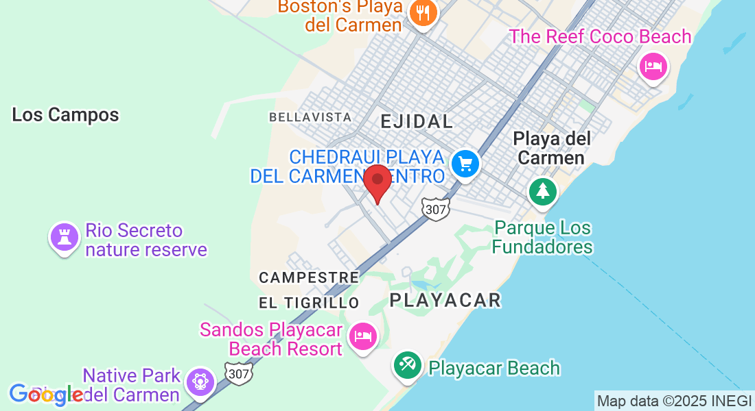 C. Diag. 80 Sur 202, Ejidal, 77712 Playa del Carmen, Q.R., México