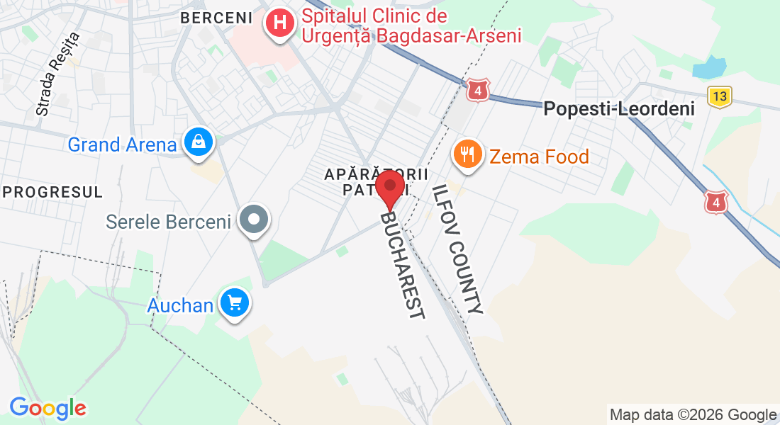 Șoseaua Berceni 96, Sector 4, Parter, 041918 București, Romania