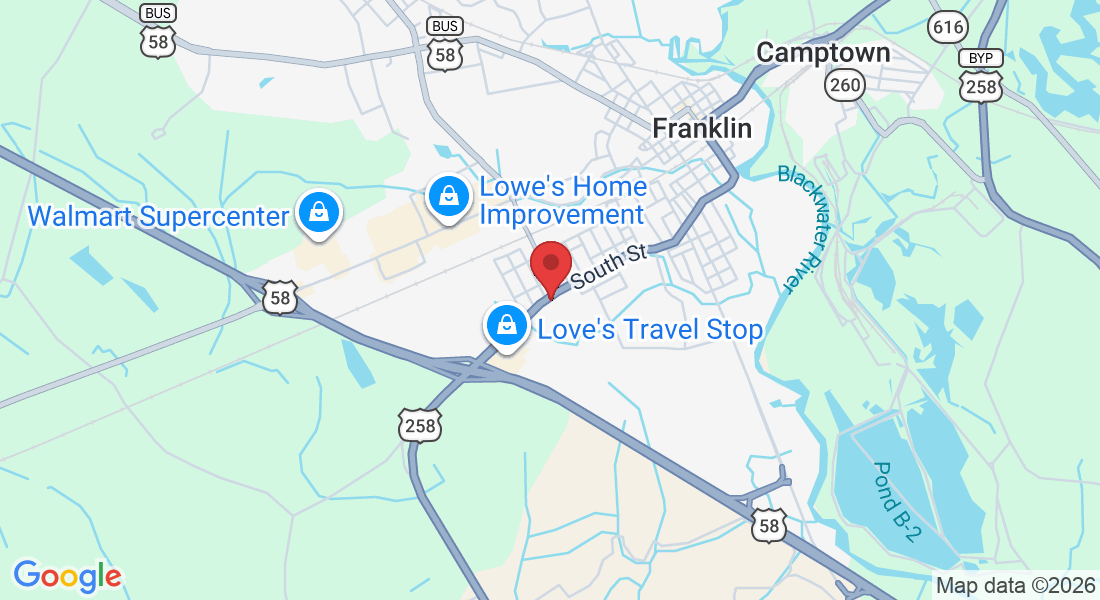 1821 South St, Franklin, VA 23851, USA