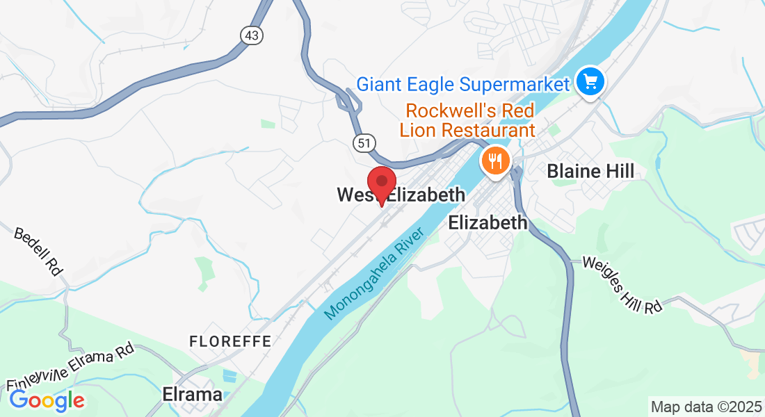 1116 5th St, West Elizabeth, PA 15088, USA