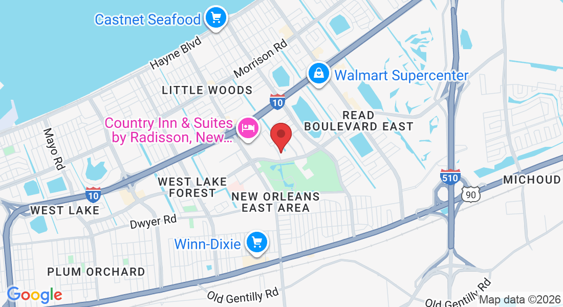 10555 Lake Forest Blvd ste 1n, New Orleans, LA 70127, USA