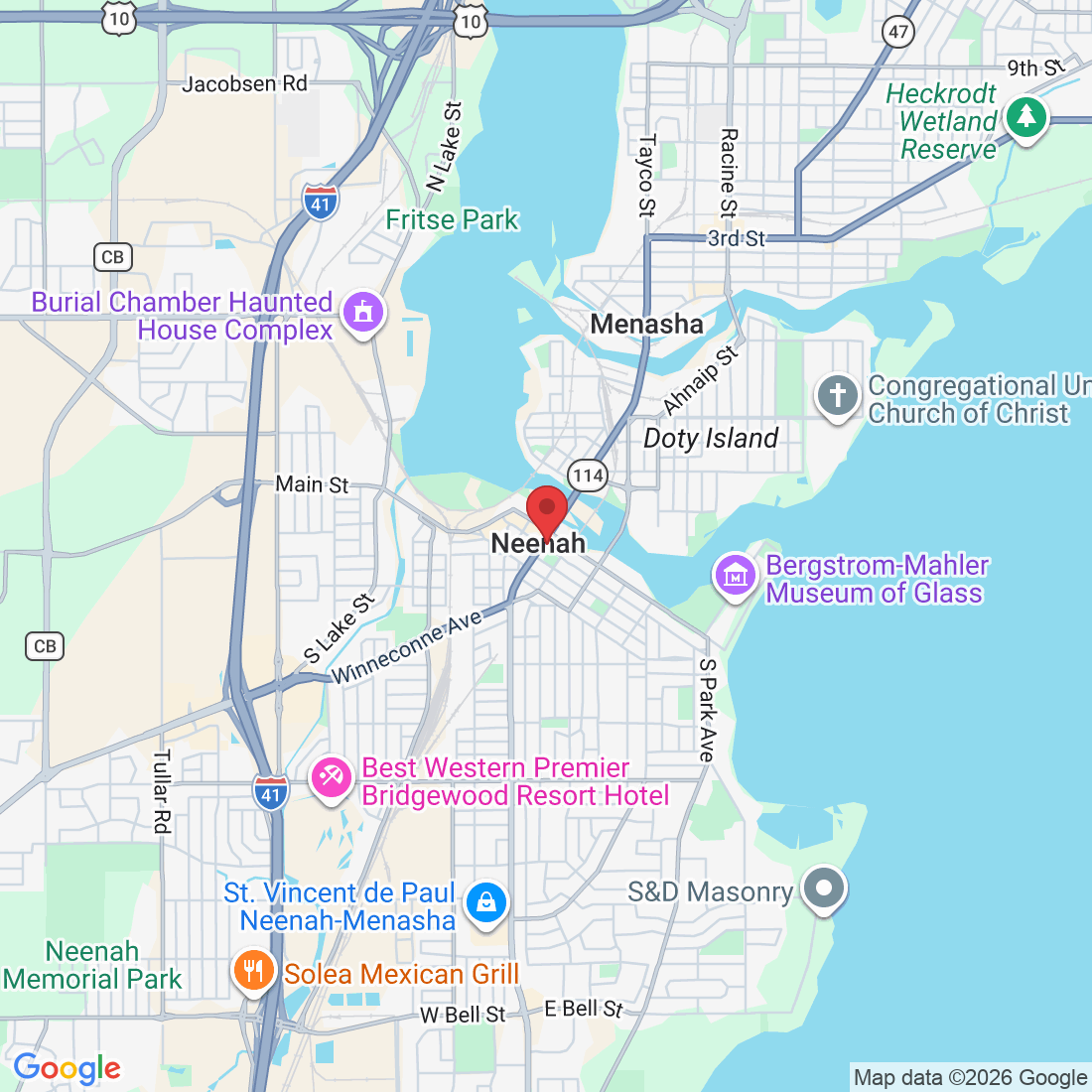 116 S Commercial St, Neenah, WI 54956, EE. UU.