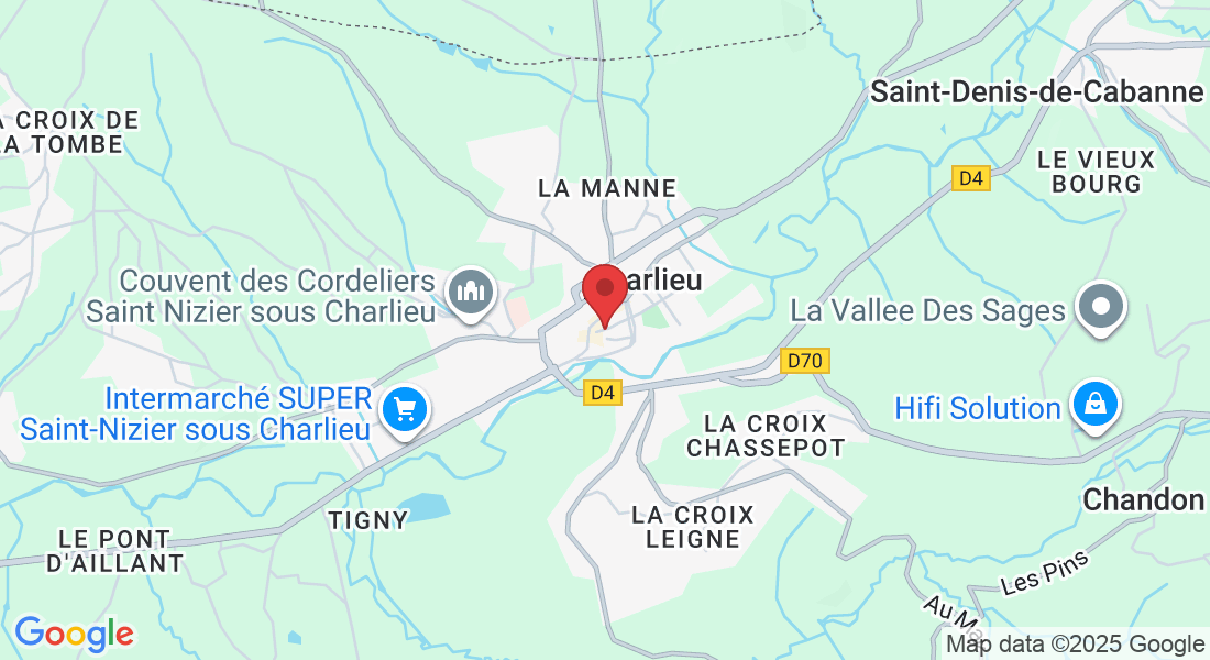 2 Rue Charles de Gaulle, 42190 Charlieu, France